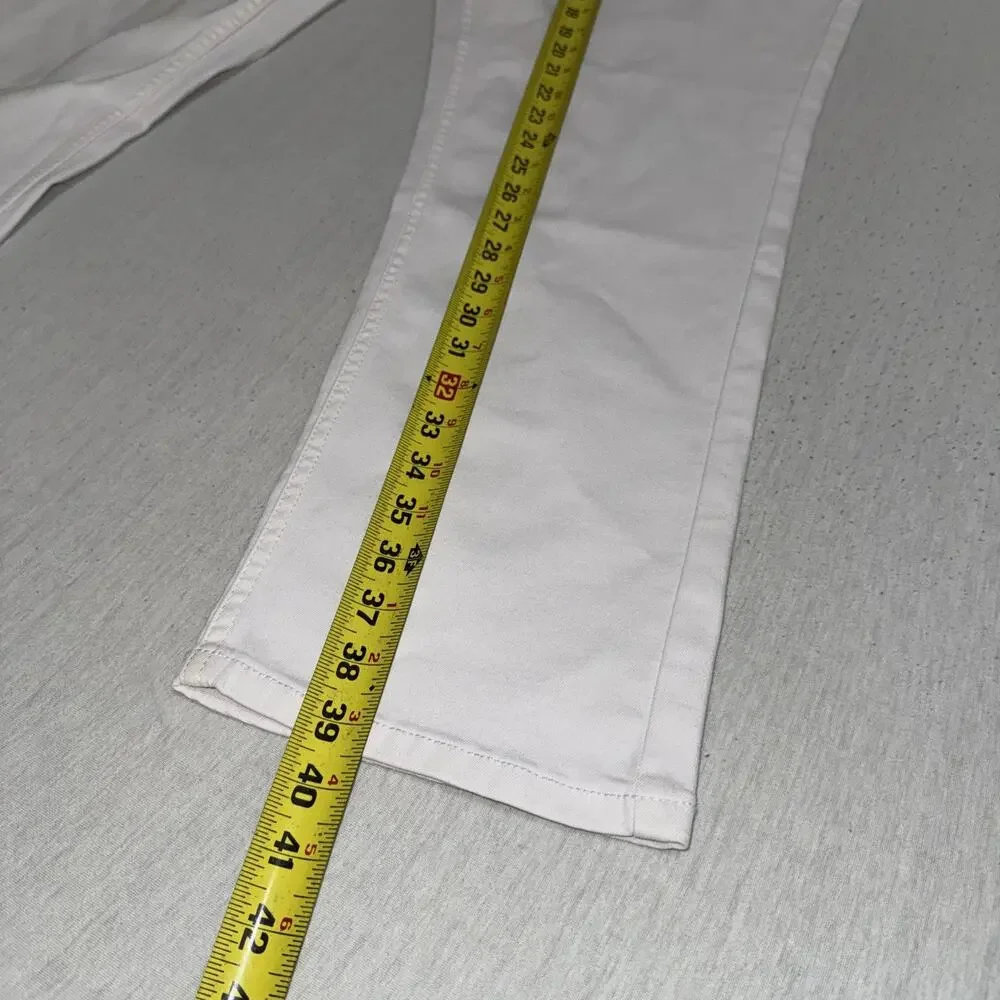 tpj The Perfect Jean Men Slim Thick Fit White Stretch Denim 40x28 NWT